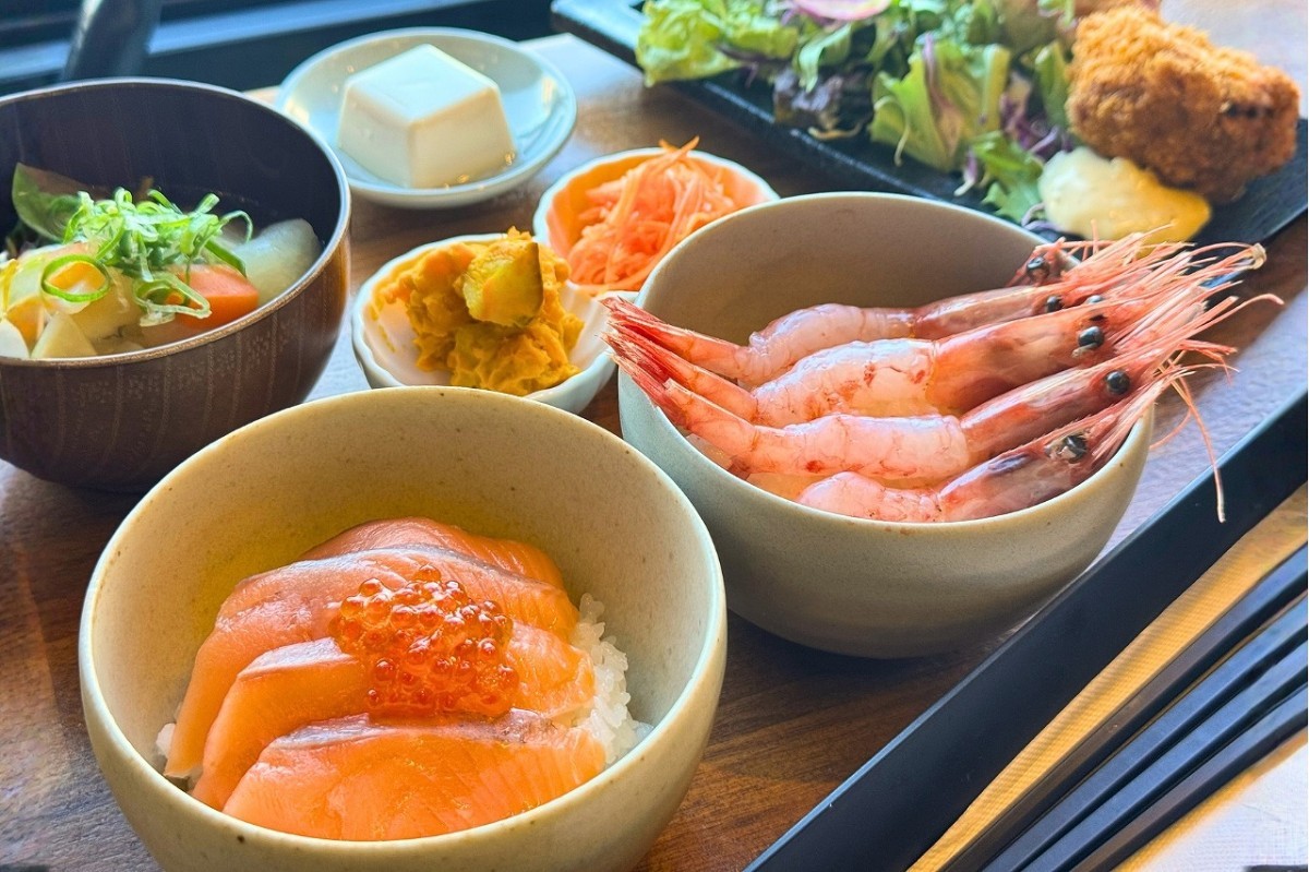 島根県松江市の『オモカジキッチン』のランチ「オモカジセット」