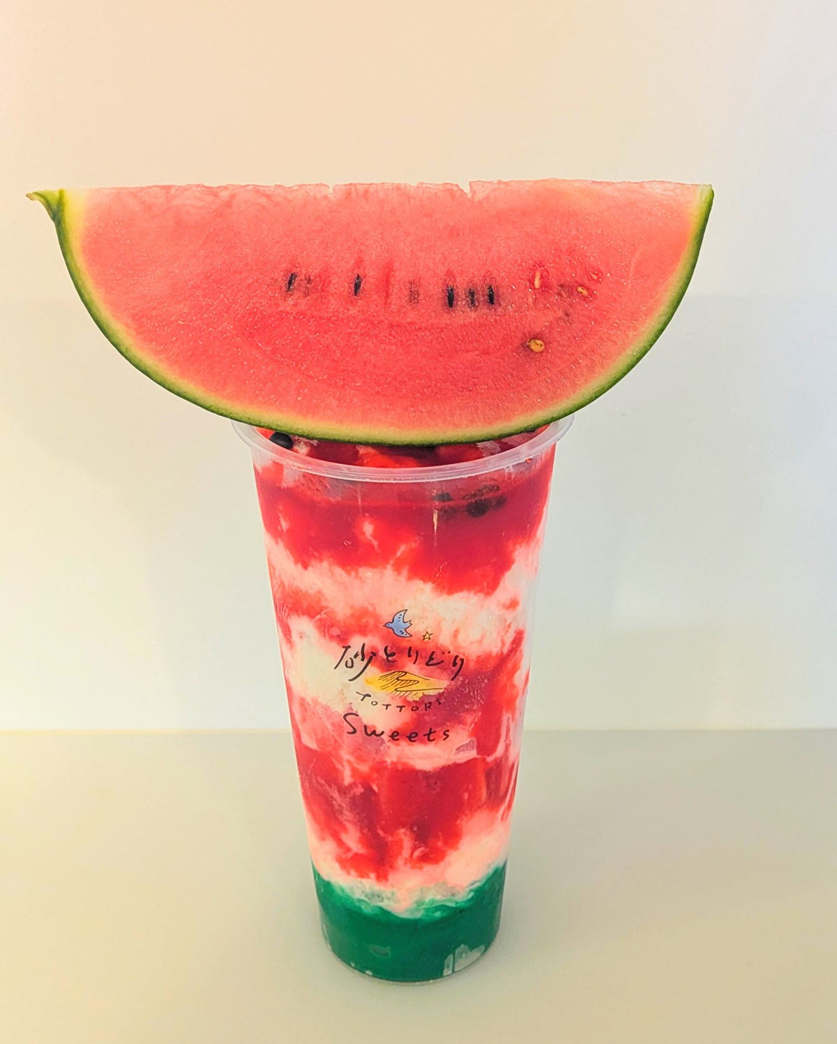 『道の駅ほうじょう』の「たっぷりすいかかき氷」のイメージ