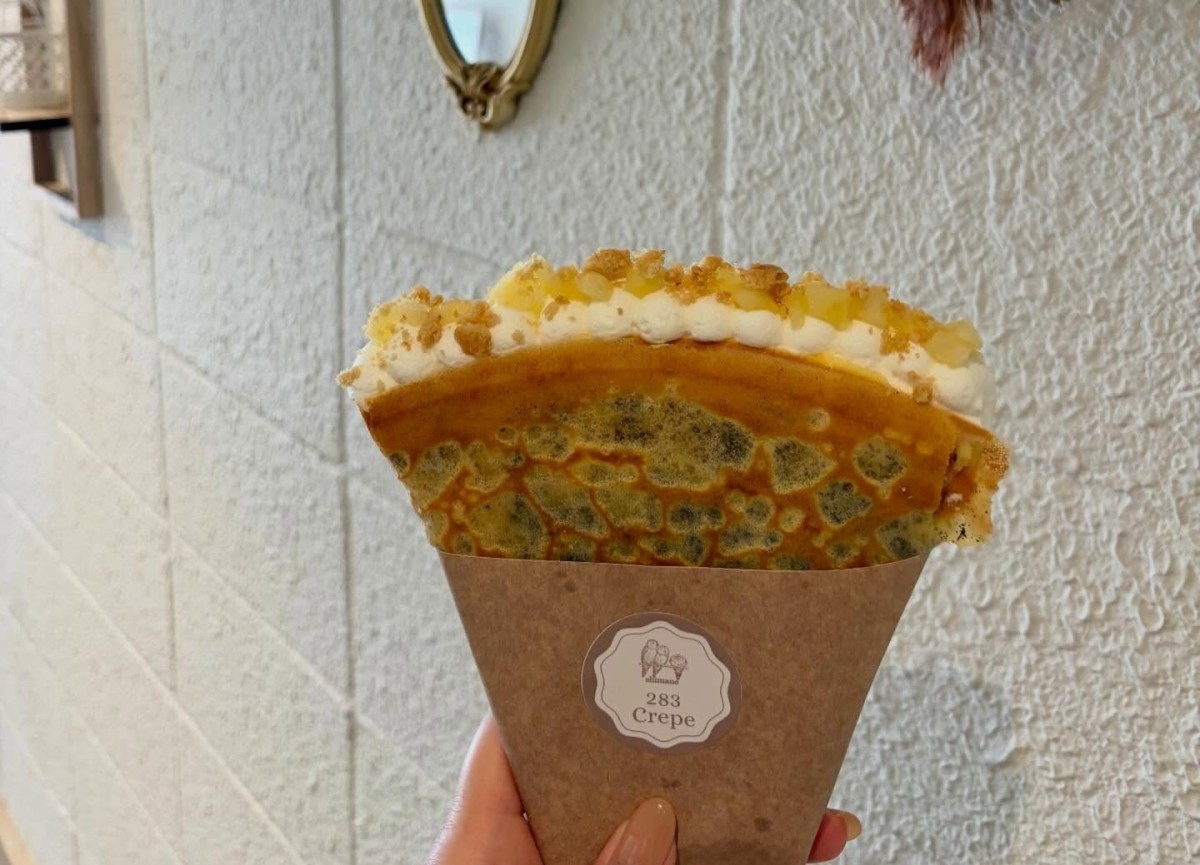 島根県松江市にオープンした『283Crepe松江店』のクレープ