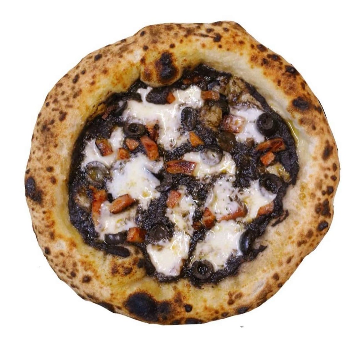 島根県松江市にある『カラコロフードホール』内の『PizzaFUMAI』で提供しているピザ