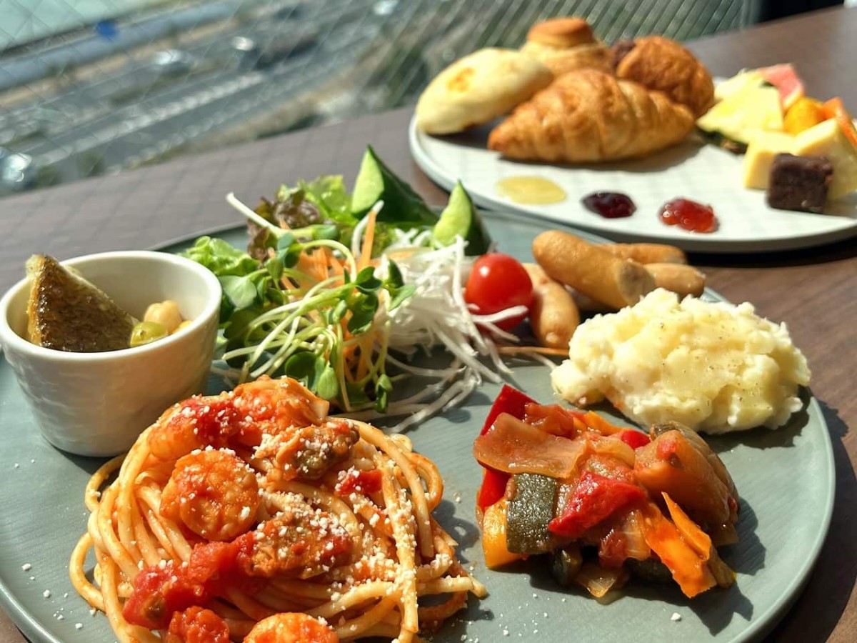 島根県松江市のレストラン『スカイビューキャンドル』の朝食ブッフェ