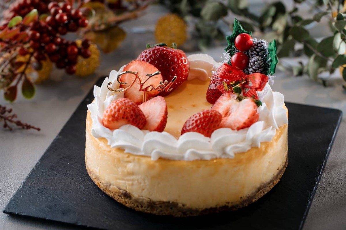 鳥取県米子市にある『チーズケーキ専門店Matsumoto』で販売しているクリスマスケーキ_ベイクドチーズケーキ