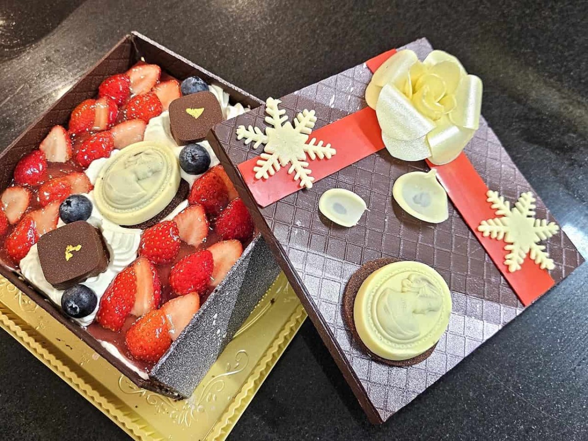 島根県松江市にあるケーキ屋『H.PIERRE（アッシュピエール）』で販売しているクリスマスケーキ_エクランショコラ