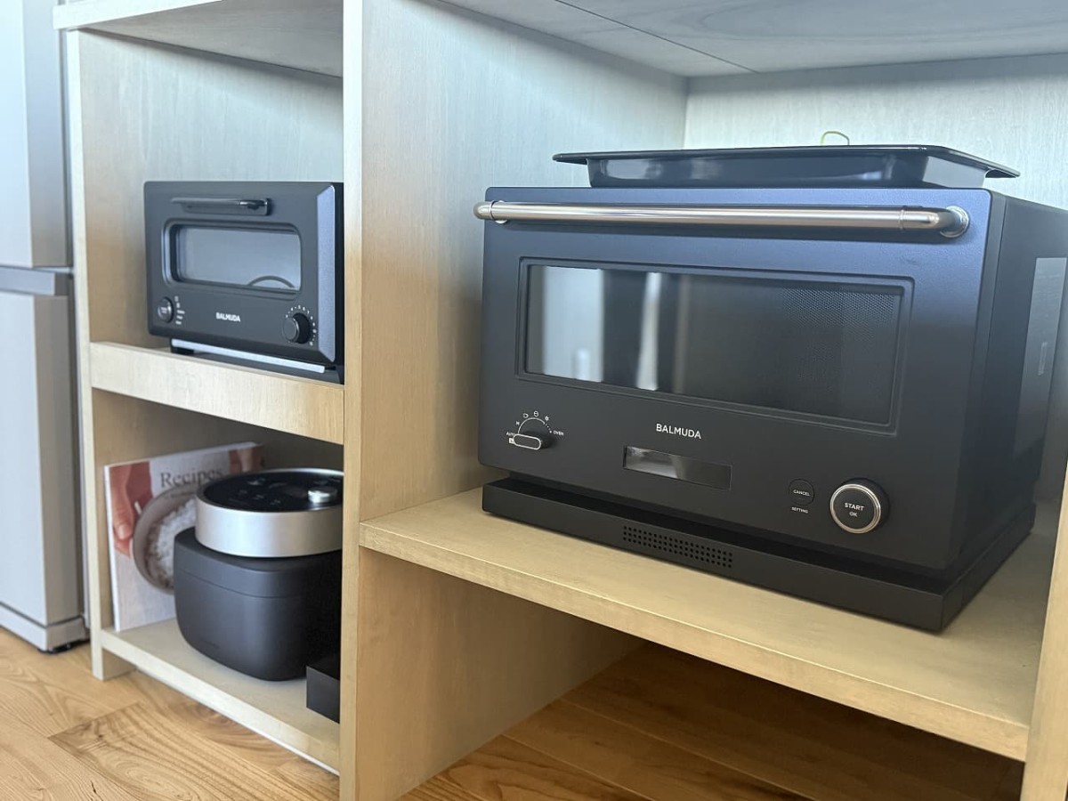 島根県出雲市にある貸別荘『青々』にある「バルミューダ」の家電