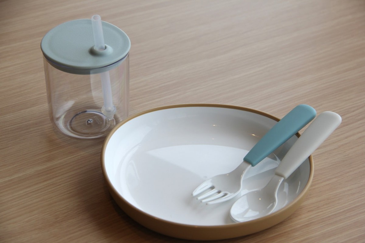 島根県出雲市にある『Caffe&PizzaLOCALE』で貸し出している子ども用のカトラリー