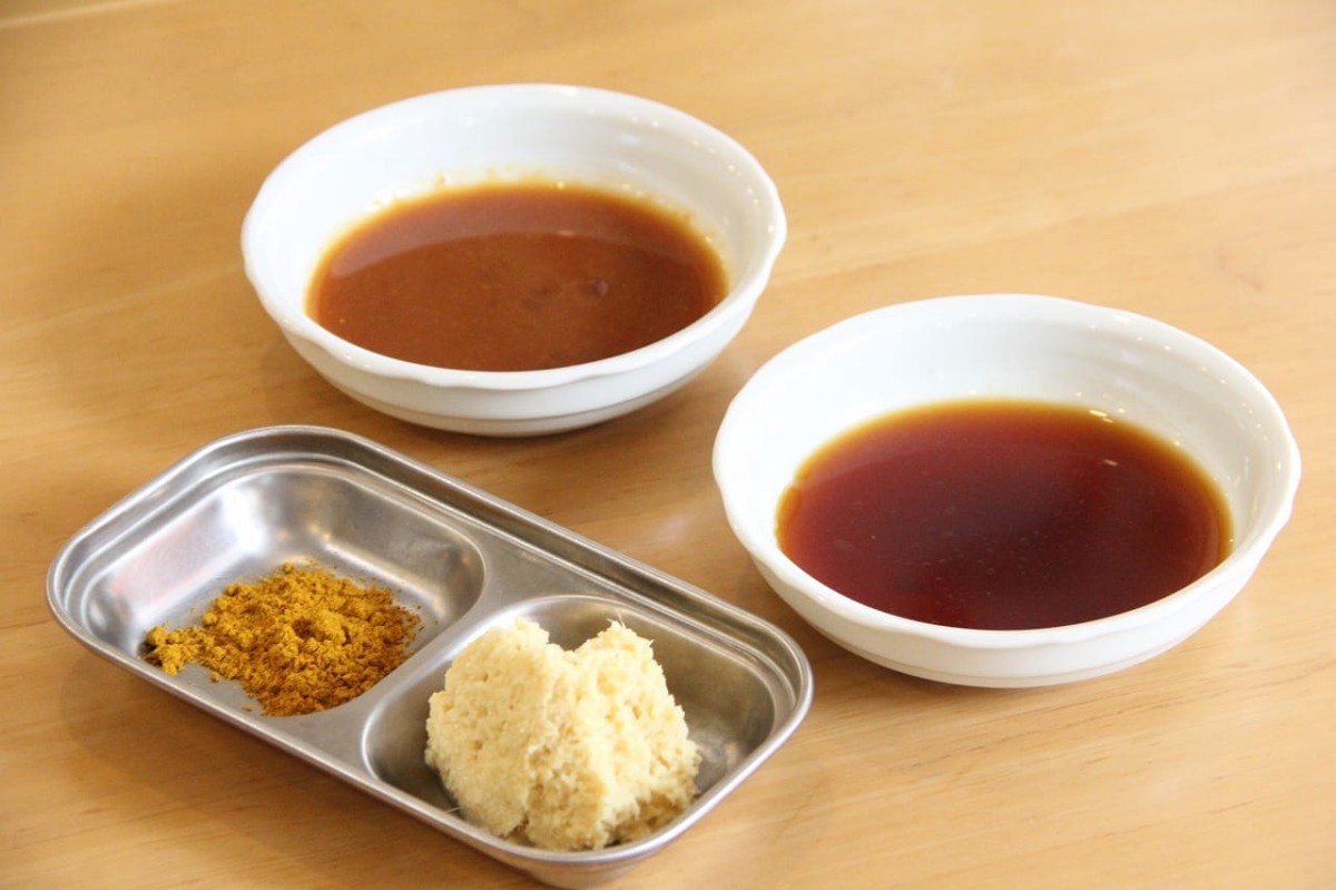 鳥取県米子市にある『とにかくにく』で販売しているジンギスカンの薬味