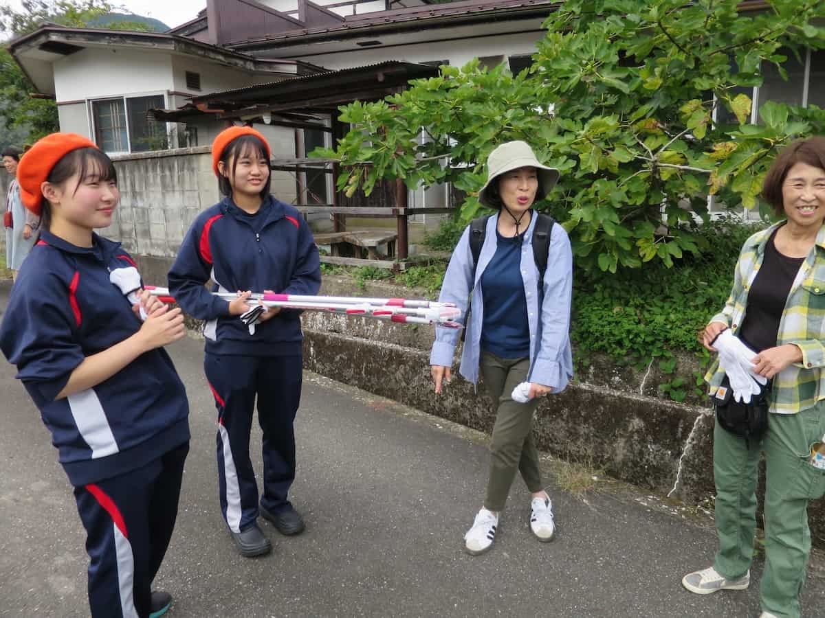 島根県鹿足郡津和野町で開催された「津和野とんぎりプロジェクト」の様子