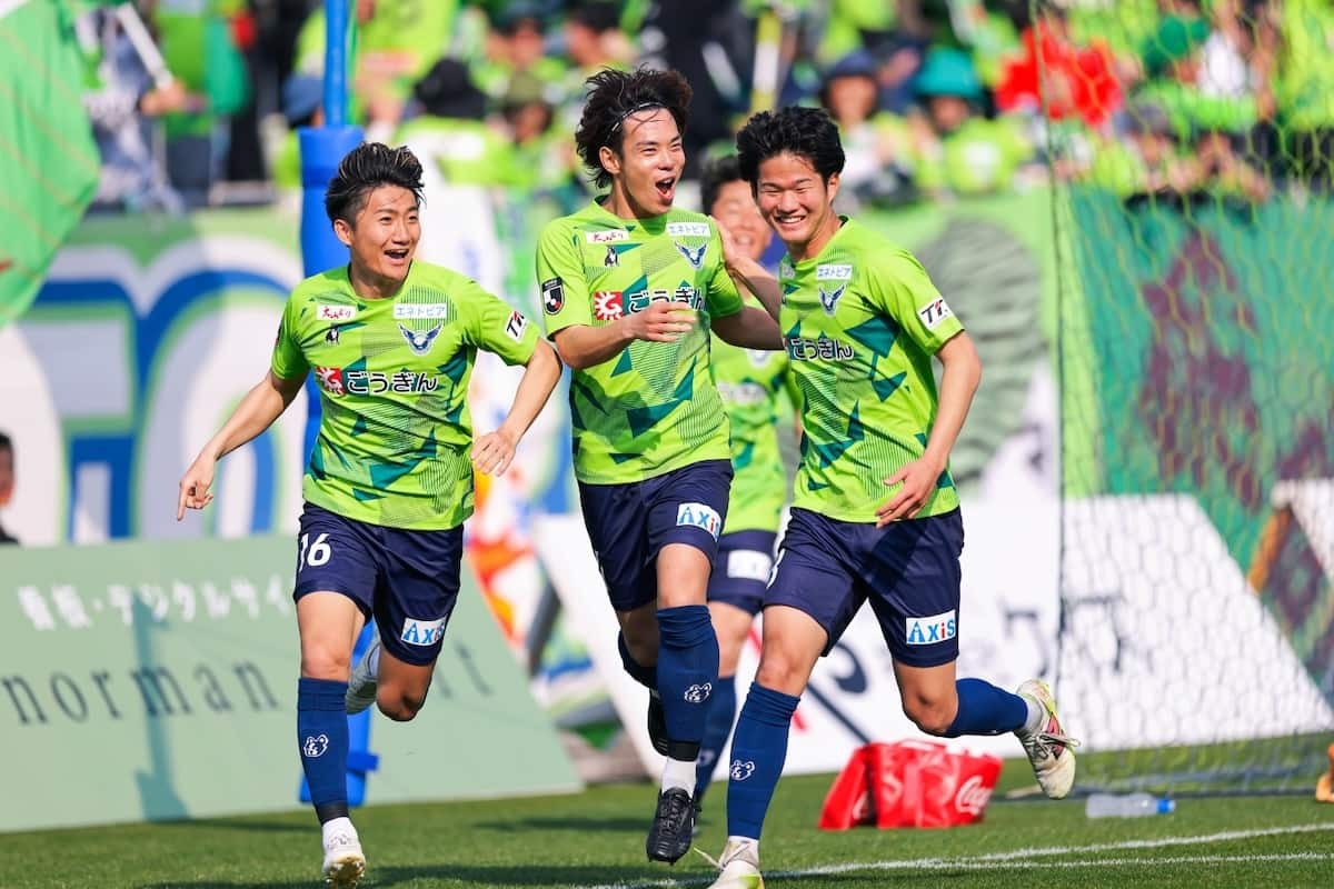 ガイナーレ鳥取の試合の様子