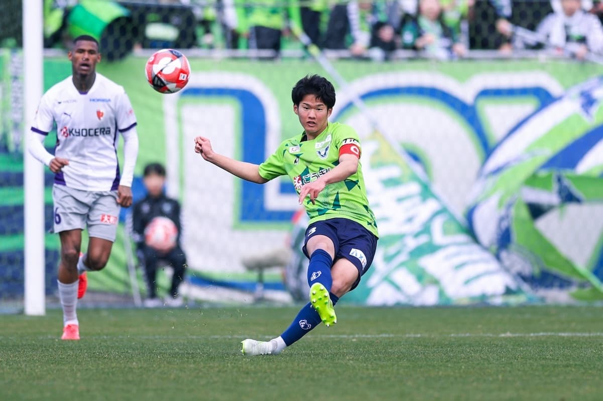 ガイナーレ鳥取の試合の様子
