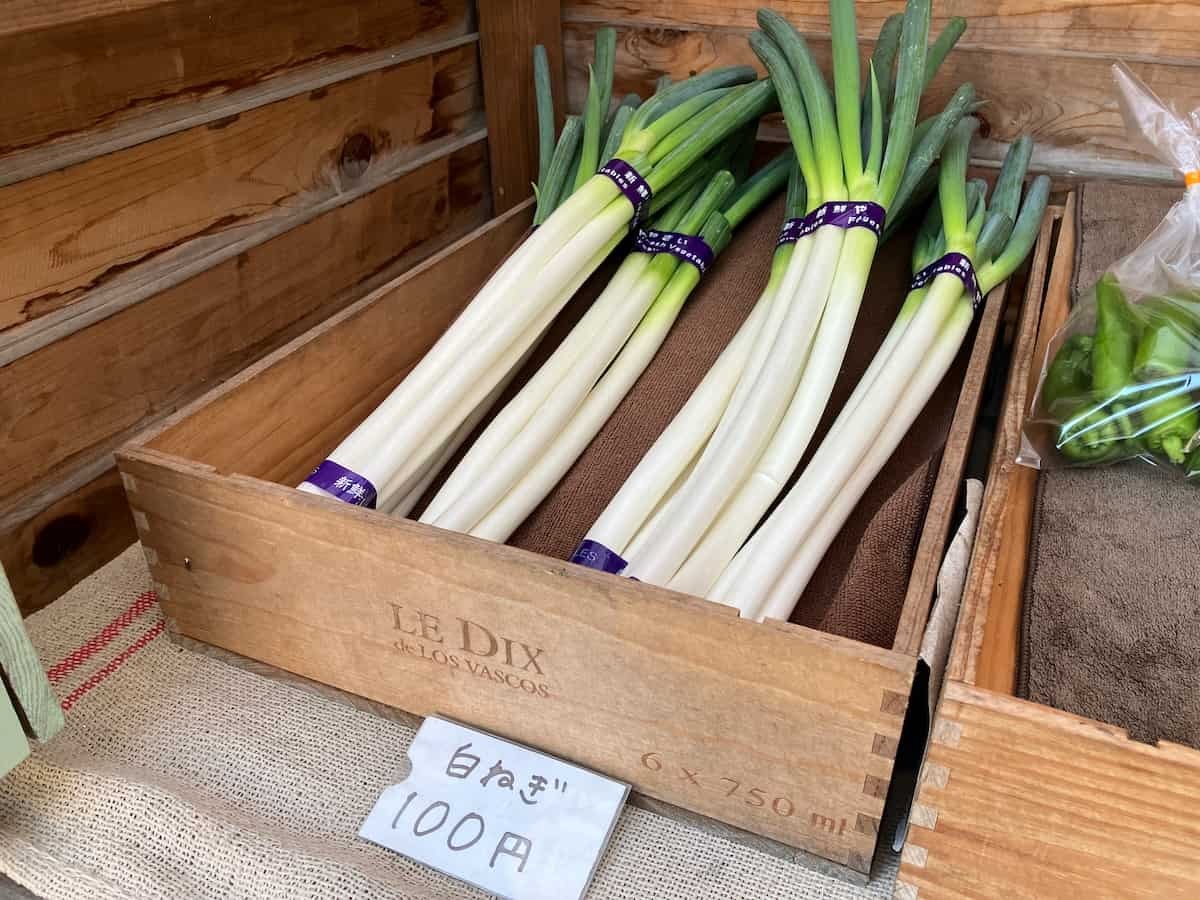 島根県米子市にある『長瀬農園』の無人販売所で売っていた野菜