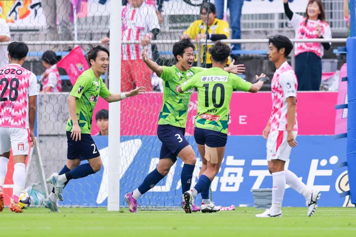 ガイナーレ鳥取の試合の様子