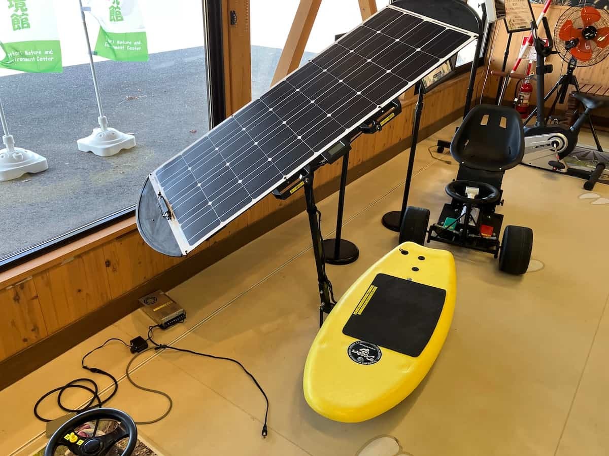 鳥取県米子市『とっとり自然環境館』の館内にある乗り物