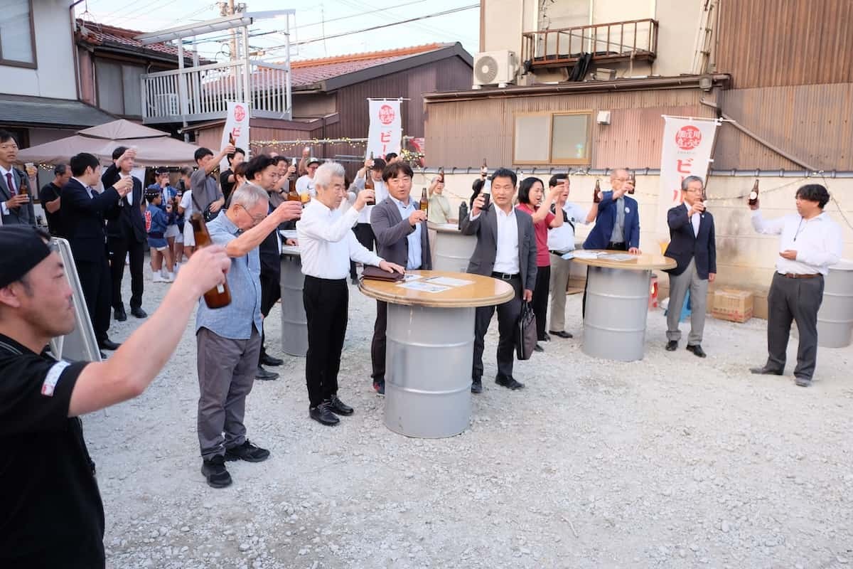 鳥取県米子市にある『KAMOGAWAリバーサイドテラス』のプレオープンの様子