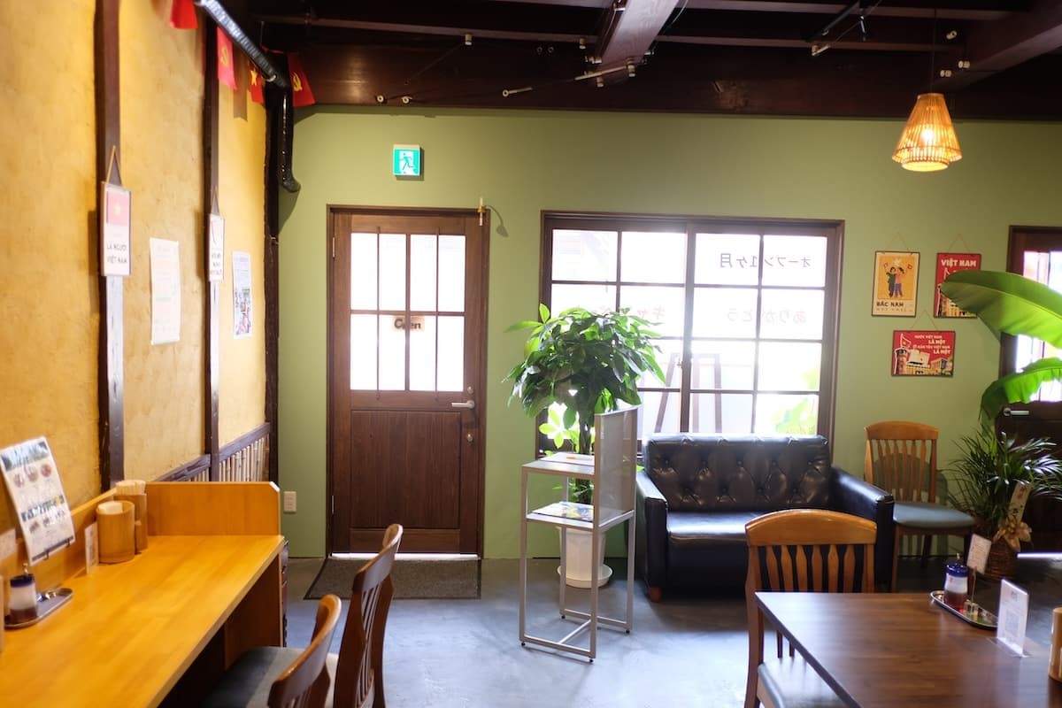 鳥取県米子市にあるベトナム料理専門店『Star＆Sun』の内観