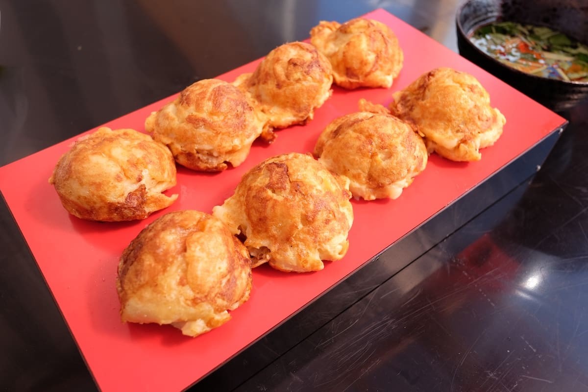 鳥取県米子市にある『明石焼きコテコテ』の明石焼き