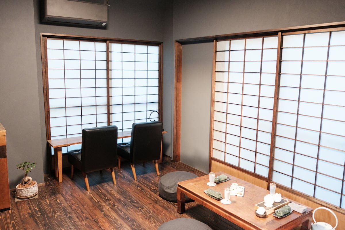 松江市西川津町にあるエスケイプサロン sama samaの店内