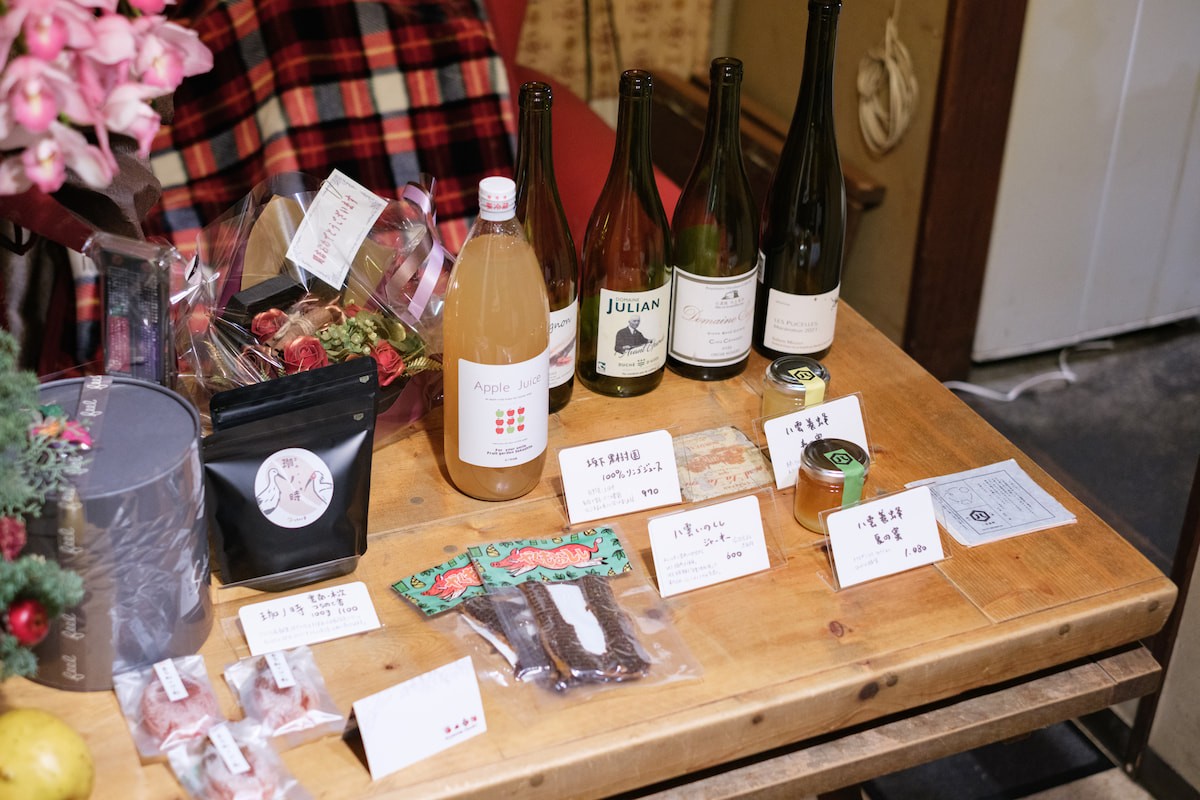 島根県松江市のイタリアン『tura』の販売スペース