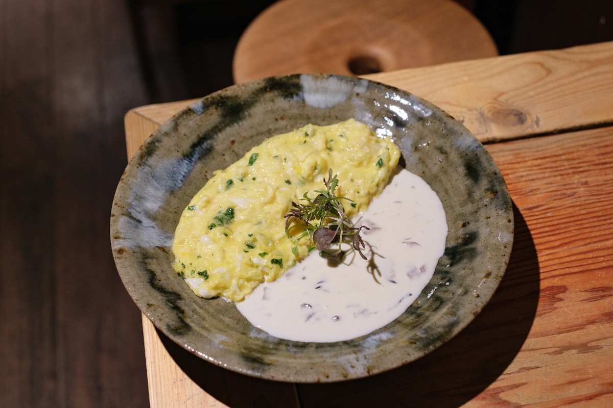 島根県松江市のイタリアン『tura』のオムレツ