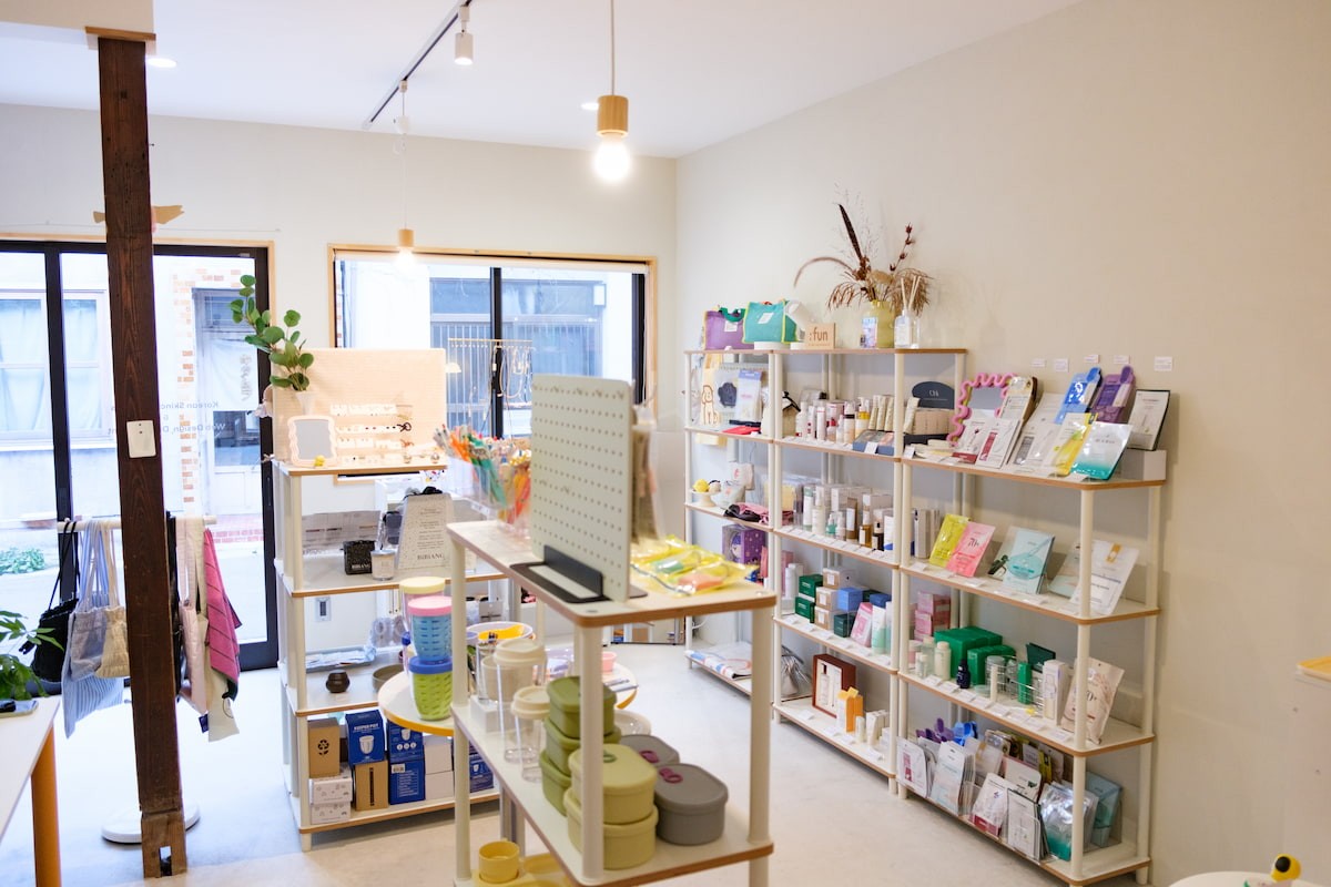 島根県松江市の雑貨店『miimo:fun』の店内