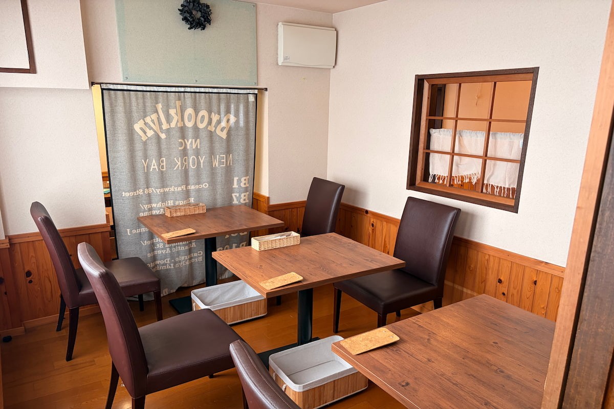 島根県松江市のカフェ『smile』の店内