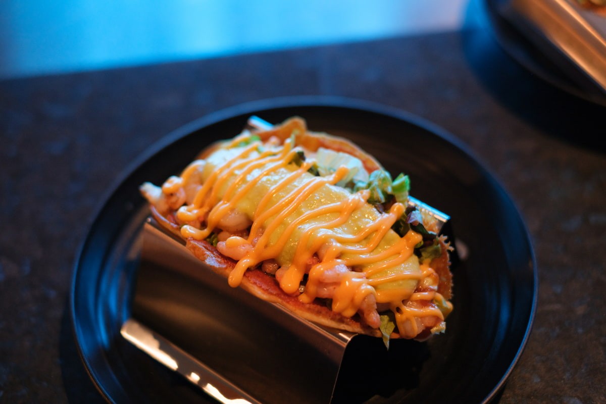 島根県松江市のタコスバー『TACOS BAR RED WOLFZ』のタコス