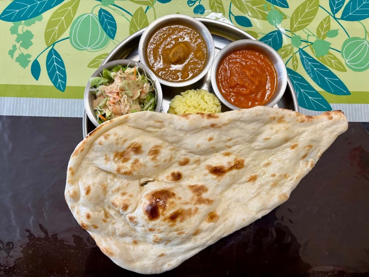 出雲市の『アハメド』のカレーセット。