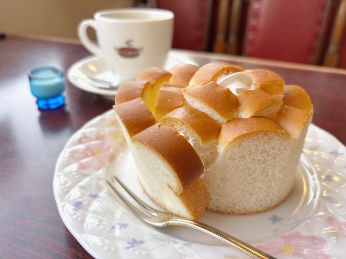 島根県出雲市の『ふじひろ珈琲』の「バラパン」。