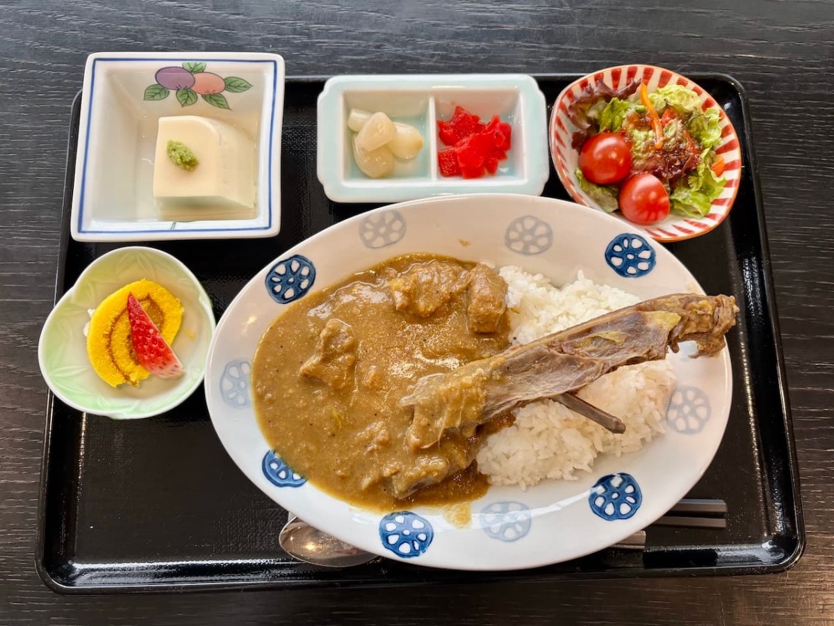 島根県美郷町のジビエ料理専門店『たまりば邑』の「華麗なルー定食」