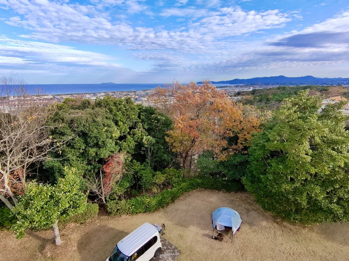 島根県益田市にある「万葉公園オートキャンプ場」
