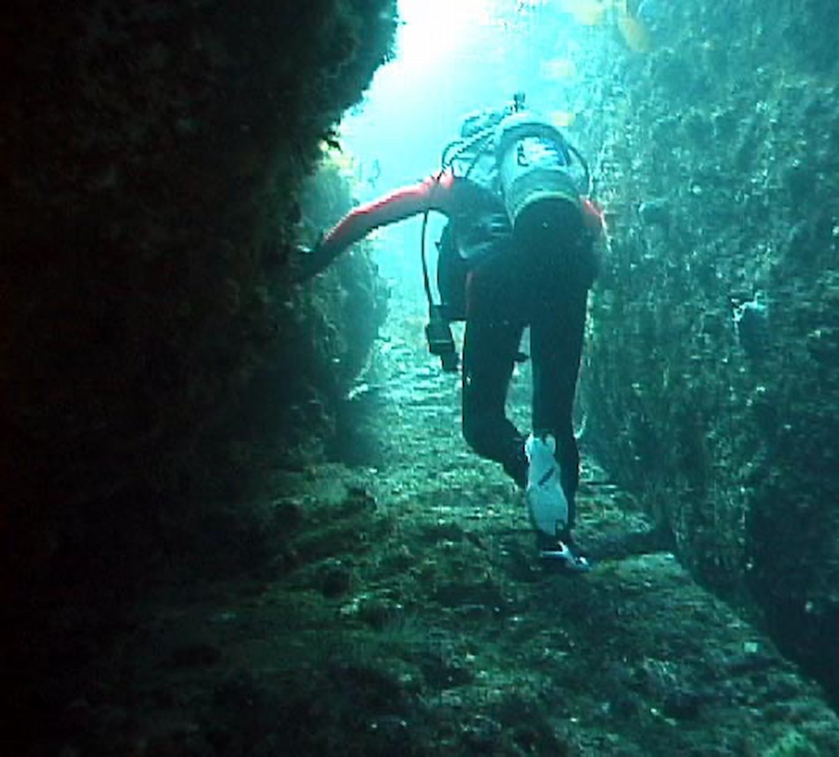 島根県出雲市日御碕にある海底遺跡