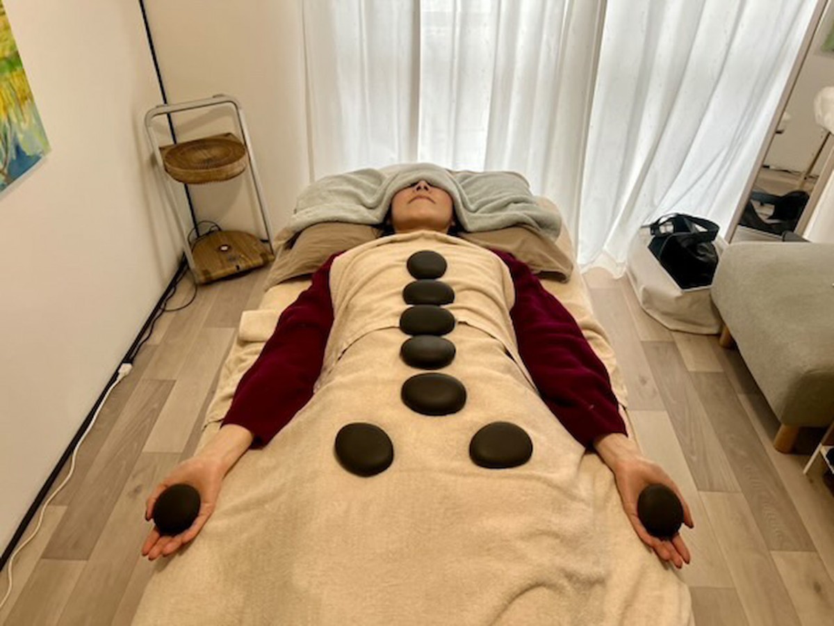 鳥取県米子市上福原にあるsalonpepeサロンぺぺのホットストーン