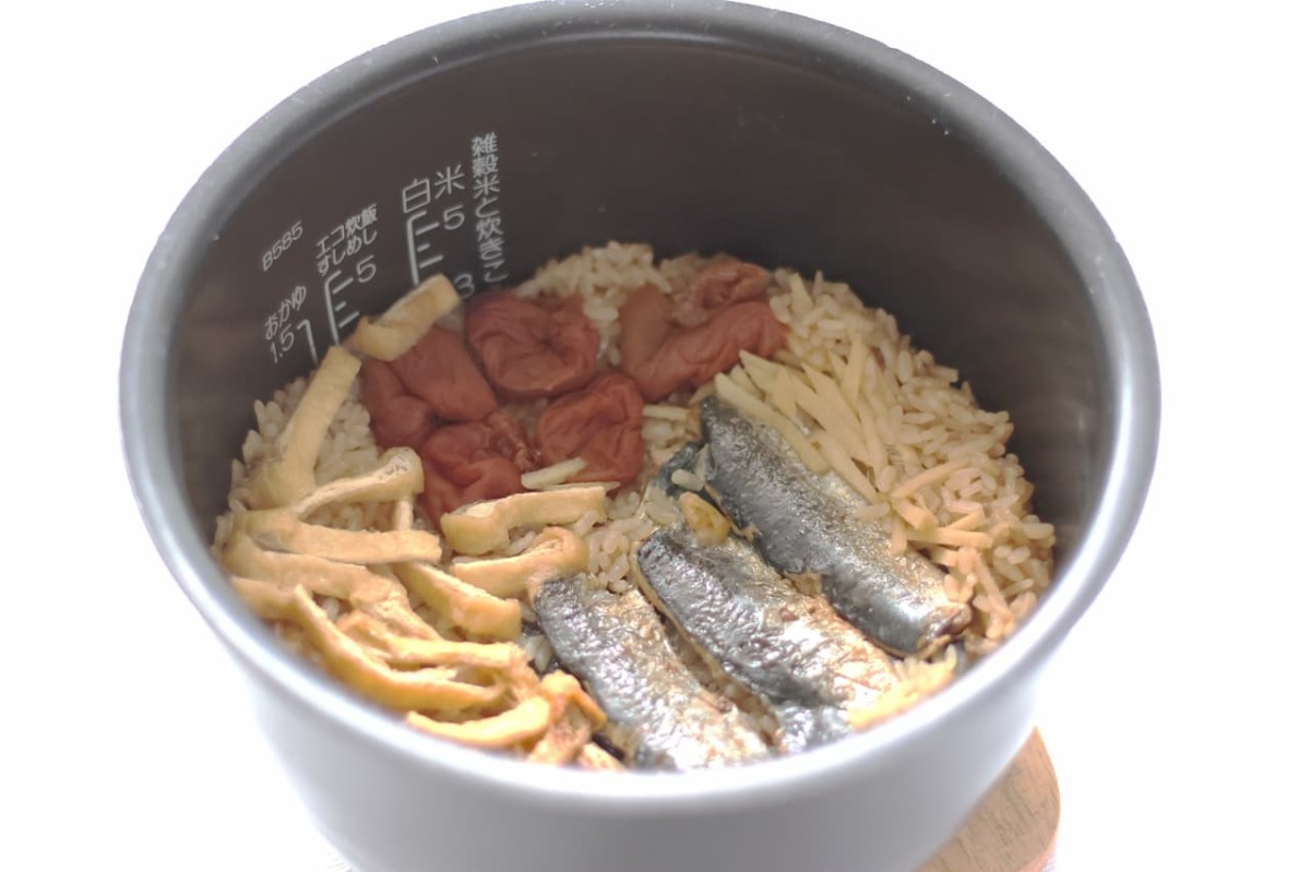 炊きあがりました