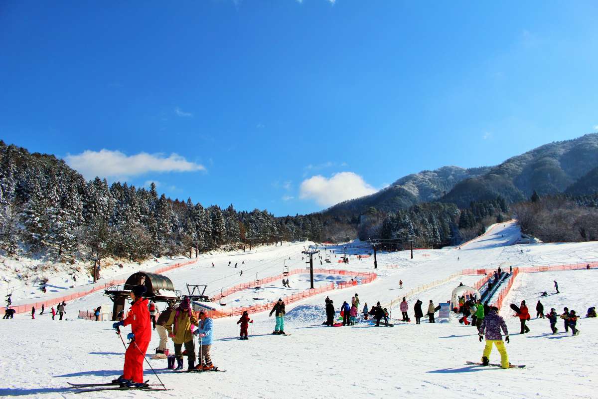 島根県飯南町にある子ども連れに人気のスキー場『琴引フォレストパークスキー場』のゲレンデ